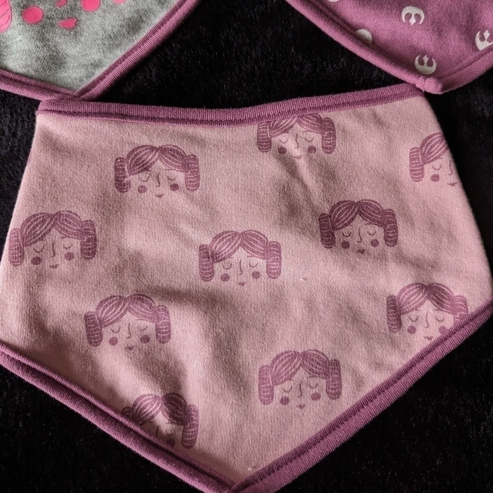 3 Pack Star Wars Baby Bibs